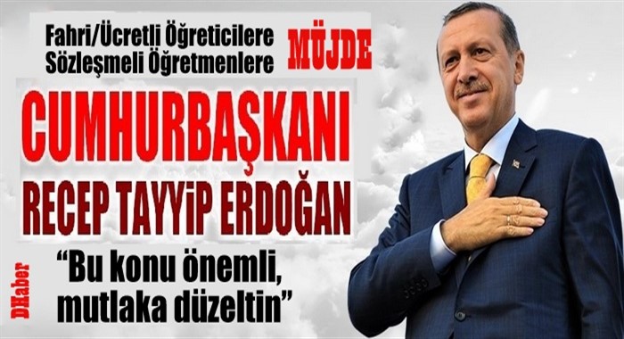 Fahri, Ücretli ve Sözleşmeli Çalışanlara Müjde