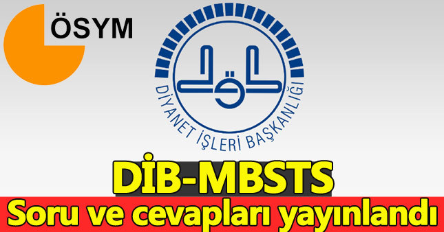 DİB-MBSTS: Diyanet İşleri Başkanlığı Mesleki Bilgiler Seviye Tespit Sınavı